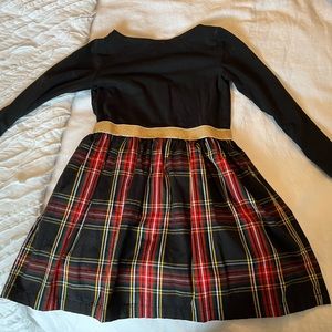 Crewcuts girls tartan holiday dress